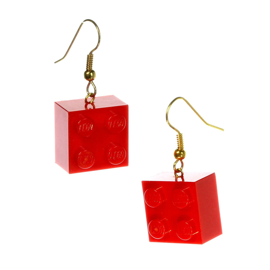 Earrings with LEGO® bricks (set of 4)