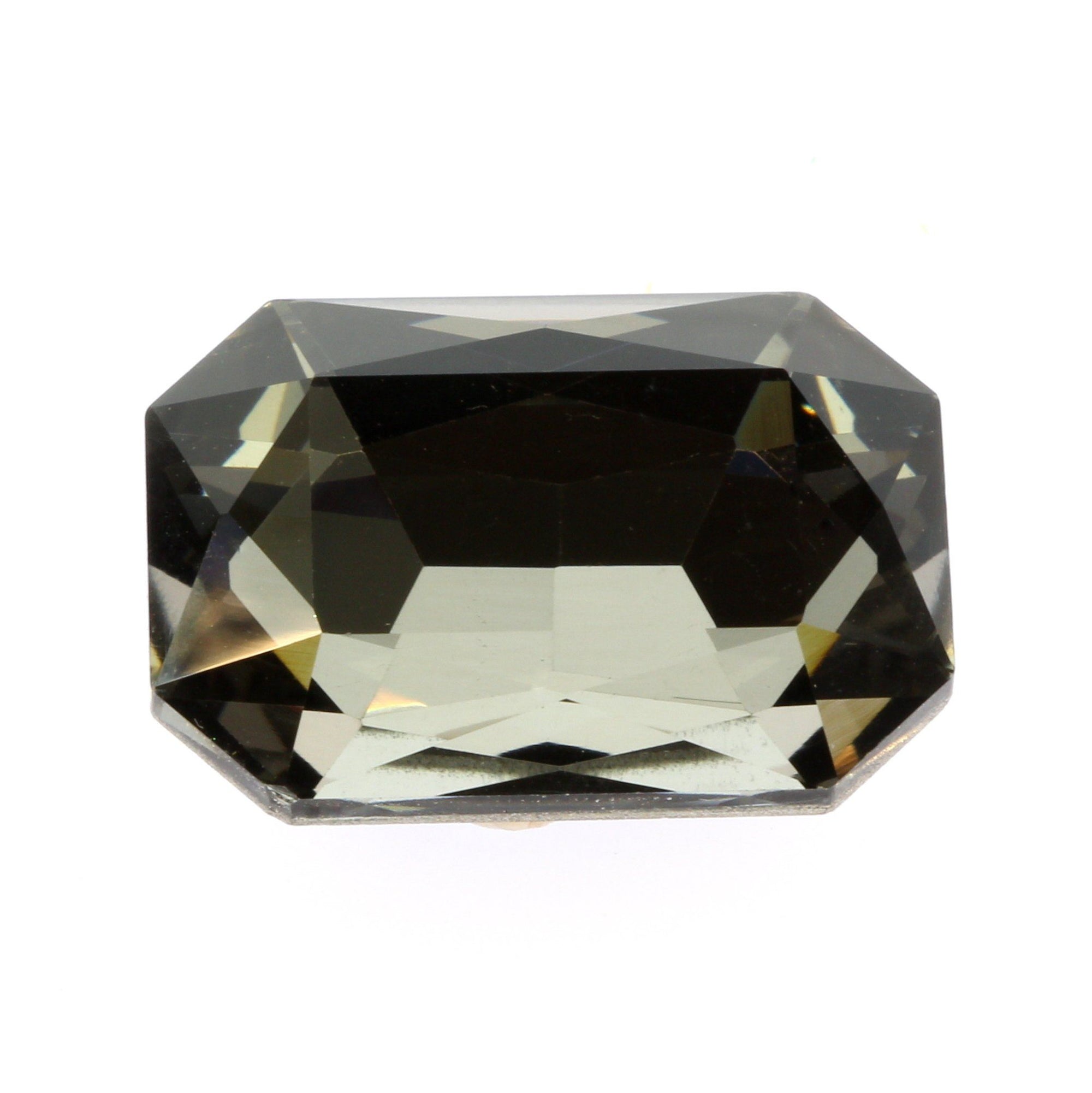 Ohrclip Strass Oval quer