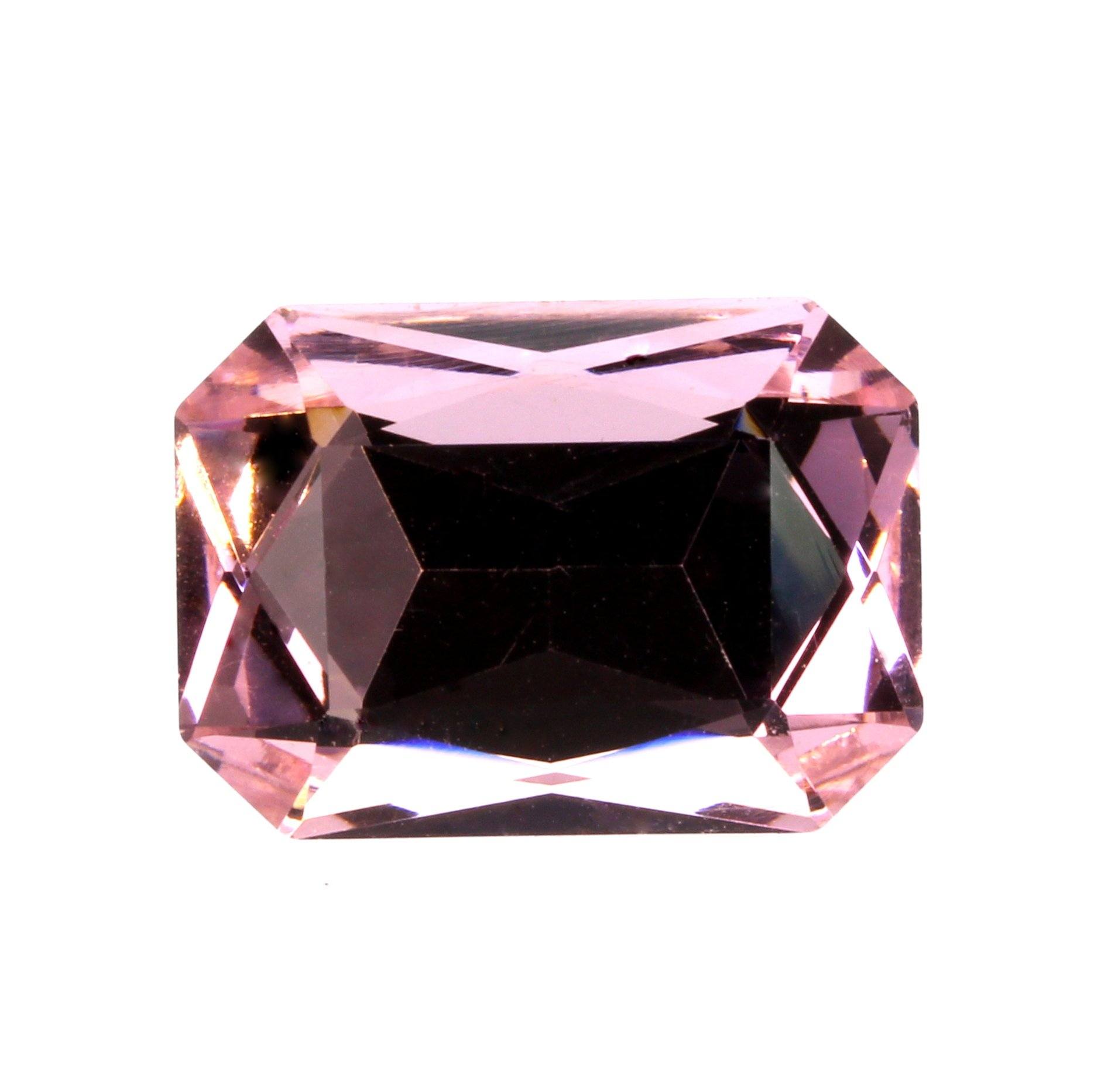 Ohrclip Strass Oval hoch