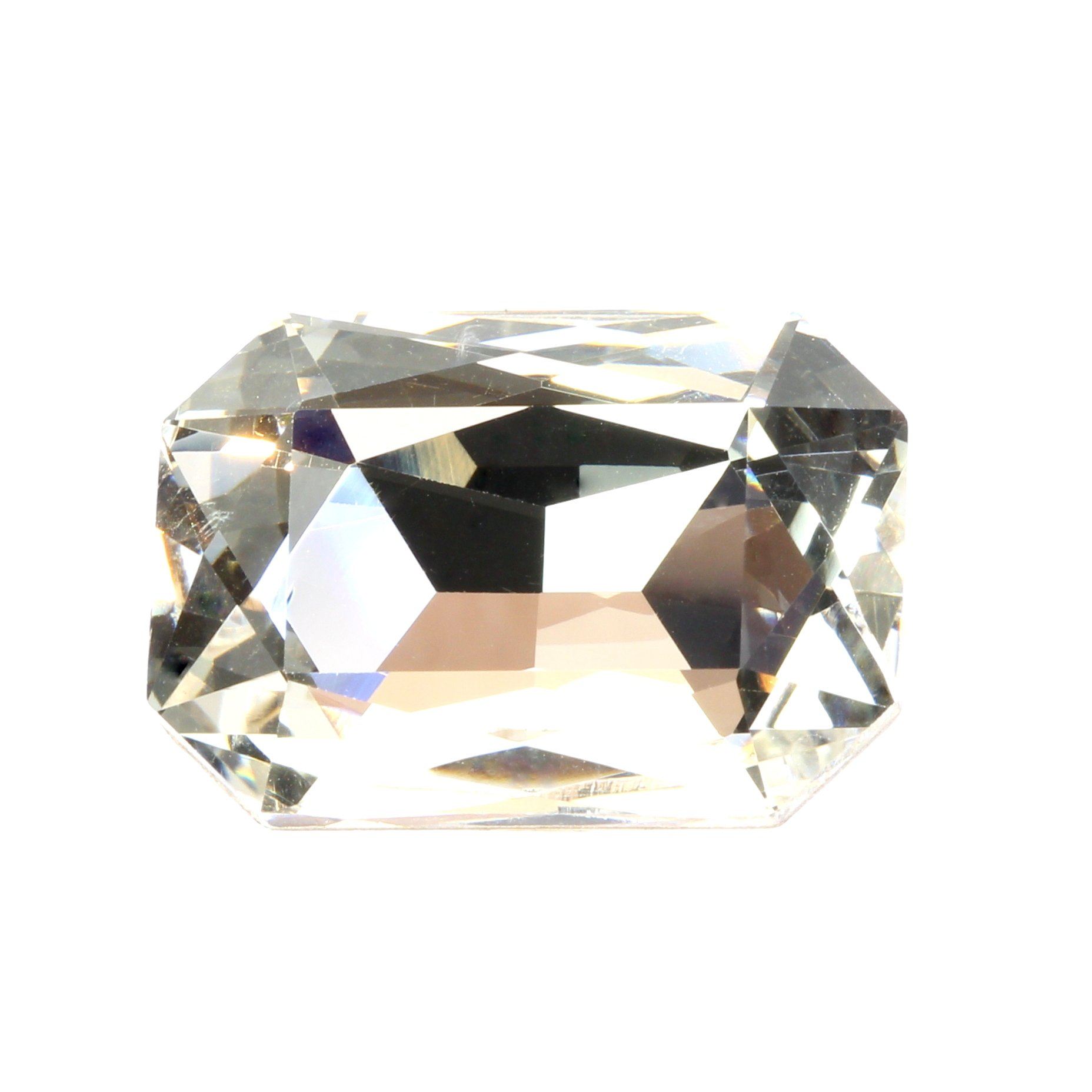 Ohrclip Strass Oval quer