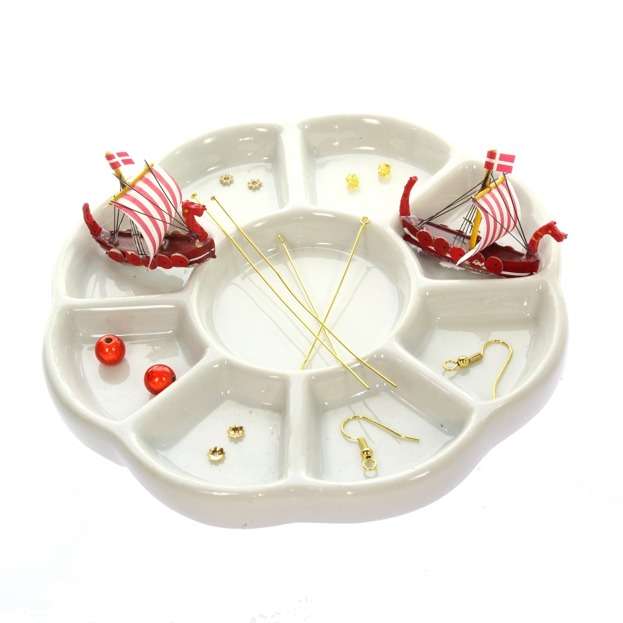 DIY Bastelset Ohrringe Segelschiffe