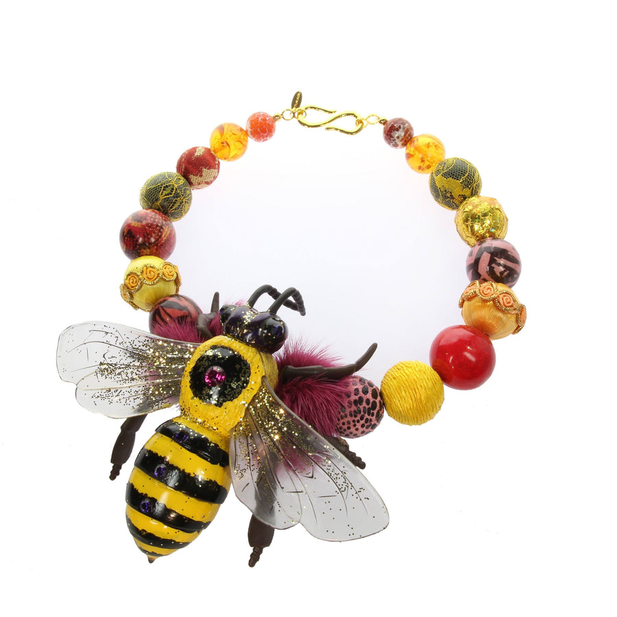 Necklace honey bee