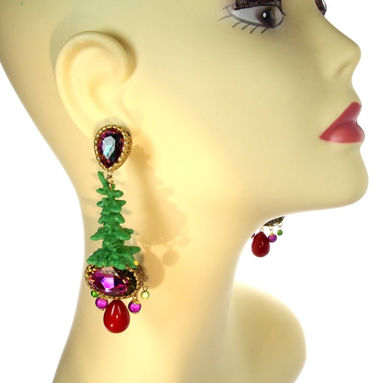 Weihnachtsbaum Ohrringe