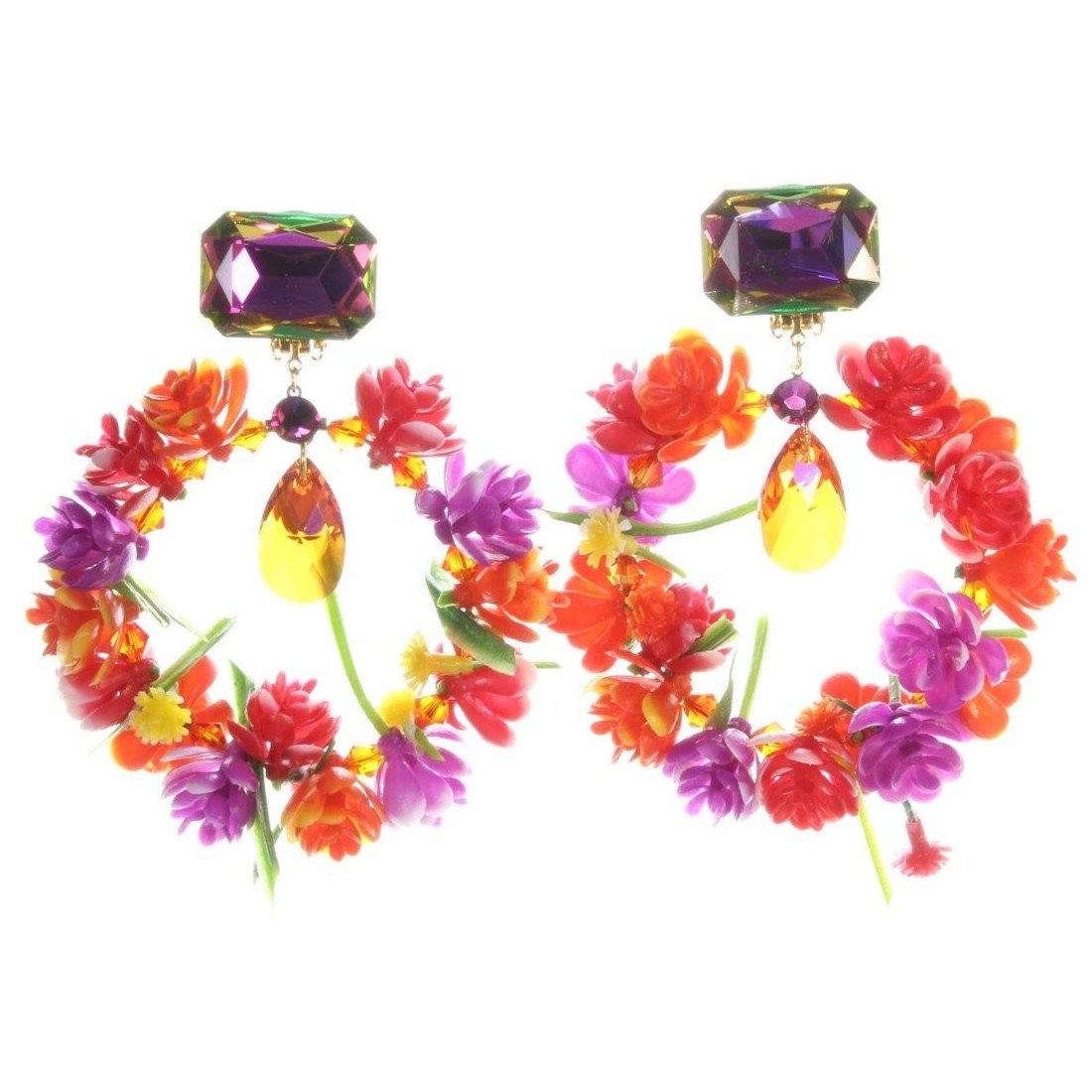 Flower hoop clips